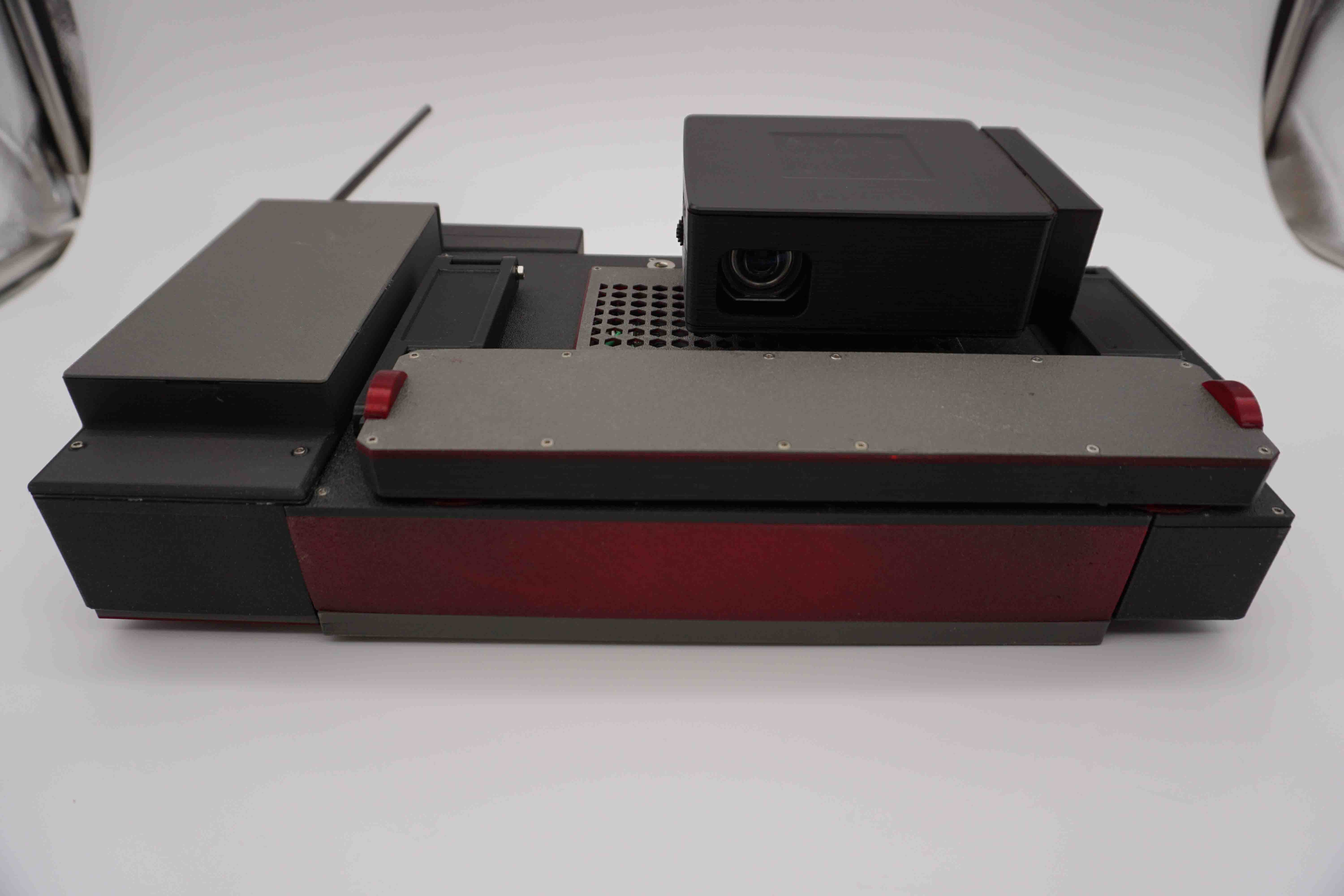 Cyberdeck Red V2 folded projector